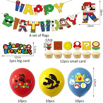 Kit aniversário Super Mário