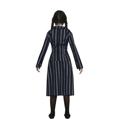 Fato Escola Wandinha Wednesday Addams