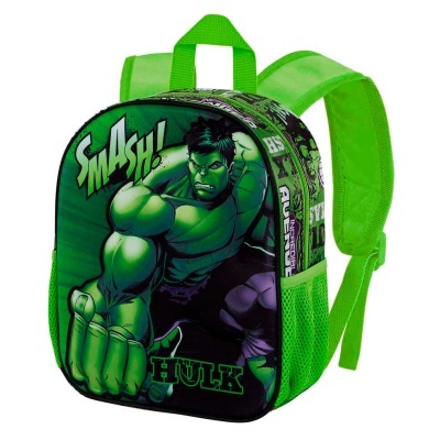 Mochila 3D Pré-Escolar Superhuman Hulk Marvel 31cm