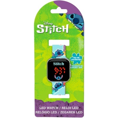 Relógio led digital Stitch Disney