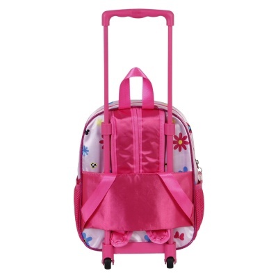Trolley 3D Pré-Escolar Floral Minnie Disney 34cm