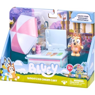 Bluey - Conjunto de carrinho de gelado