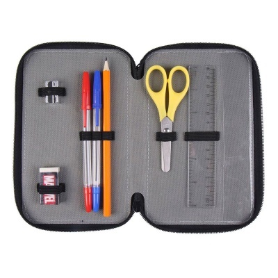 Estojo com material triplo Avengers