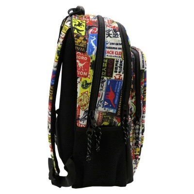 Mochila Escolar Danger Jurassic World 43cm adaptável