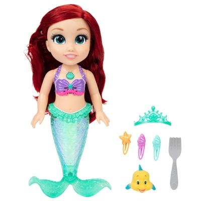 Boneca Ariel A Pequena Sereia Disney 38cm musical