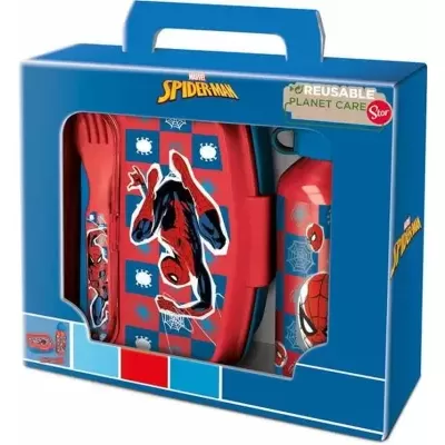 Conjunto Sanduicheira Spiderman Marvel