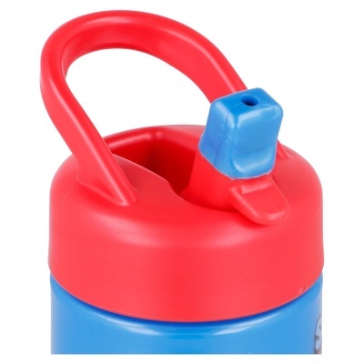 Garrafa de plástico playground com palha Super Mário 410 ml
