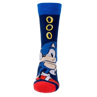 Conjunto 3 pares de meias Sonic the Hedgehog adulto