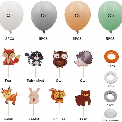 Kit aniversário Animais Selva