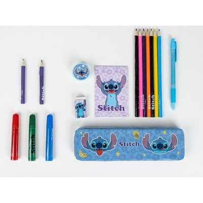 Set papelaria de pintar Stitch Disney
