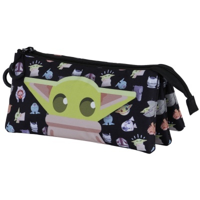Porta-lápis Baby Yoda The Mandalorian Star Wars triplo