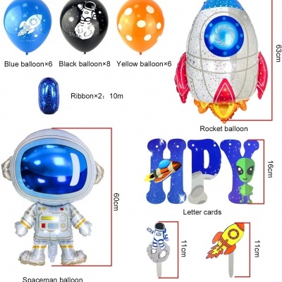 Kit aniversário NASA Astronautas