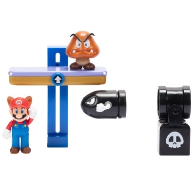 Set diorama Switchback Hill Super Mario Bros 6cm