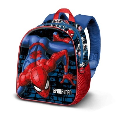 Mochila 3D Pré-Escolar Wall Spiderman Marvel 31cm