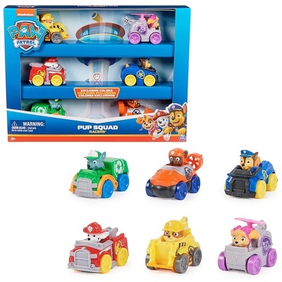 Patrulha Pata - Pack 6 carros Pup Squad Racers