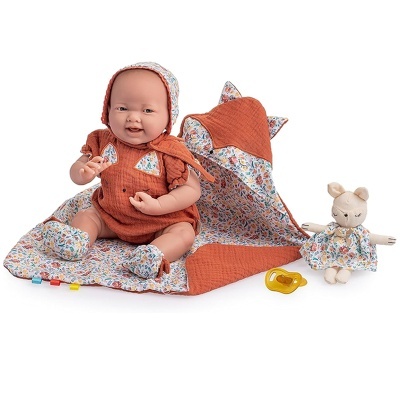 Boneca Reborn La Newborn 38 cm vinil