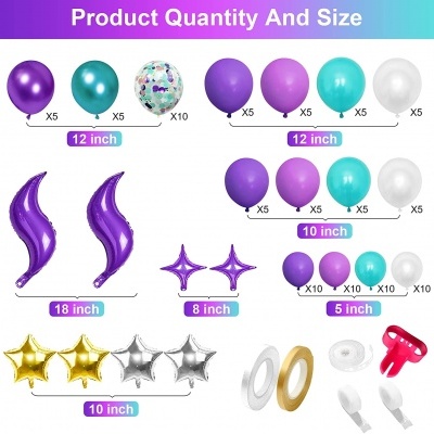 Balões de aniversário Sereia