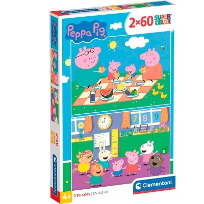 Puzzle Peppa Pig 2x60pcs
