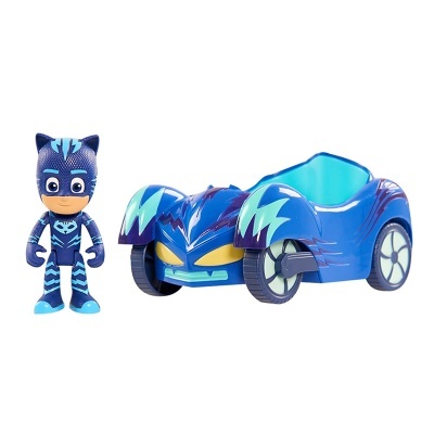 PJ Masks - Veículos + figuras Catboy / Corujinha / Gekko