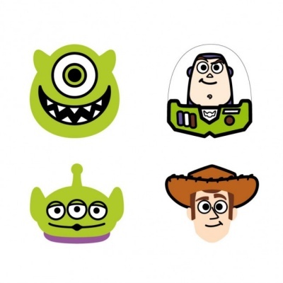 Conjunto 4 borrachas Toy Story