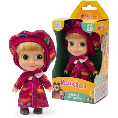 Boneca Masha - 12 cm de altura em vestido de pintor
