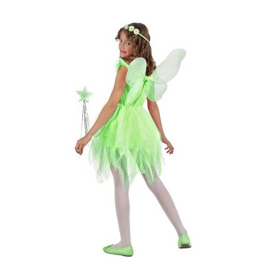 Fato de Fada Verde Sininho para menina