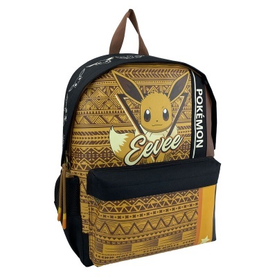 Mochila Escolar Eevee Pokemon adaptável 40cm