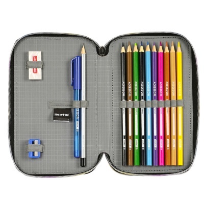 Estojo com material Creep Monster High duplo 28 pcs