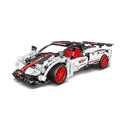 GIROS ENCAIXES 8+ TECHNIC RACING CAR PULLBACK BRANCO