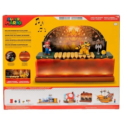 Playset Batalha contra Bowser Deluxe Super Mario Bros