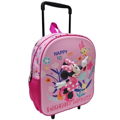 Trolley Pré-Escolar 3D passarinhos Minnie Disney 26cm