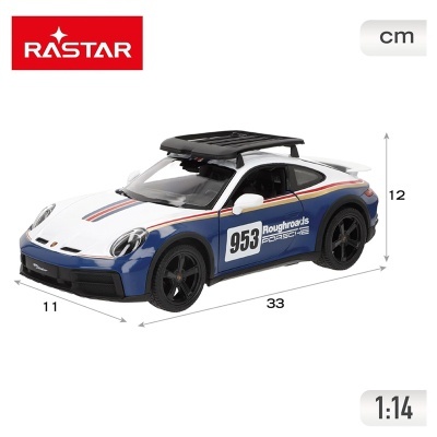 Carro Telecomandado Porsche 911 Dakar, escala 1:14