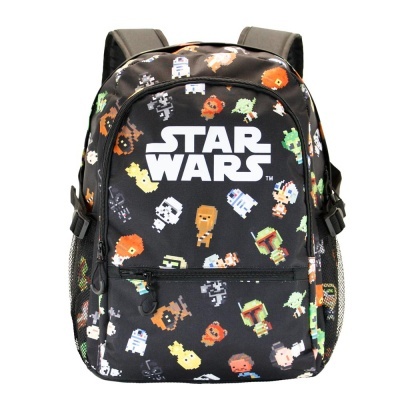 Mochila Escolar Chibi Star Wars 44cm