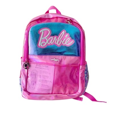 Conjunto Escolar Barbie - Mochila + lancheira + garrafa + porta-lápis