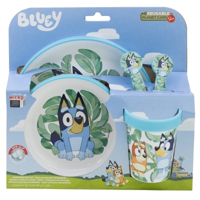 Conjunto de Refeição 5 peças Bluey e Bingo