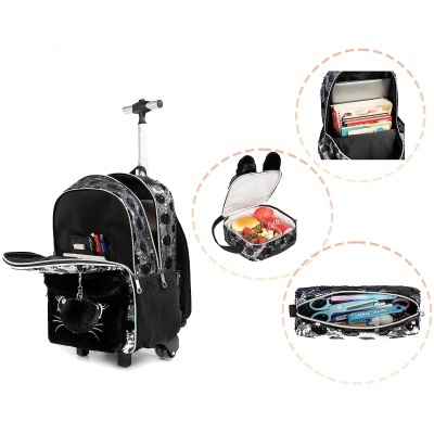 Pack Trolley Escolar Gatinha