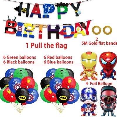 Kit aniversário Avengers Super Heróis