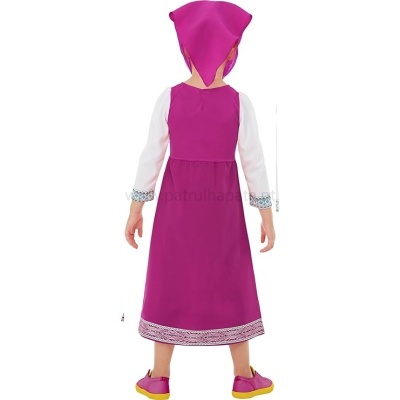 Fato de Masha - Masha e o Urso