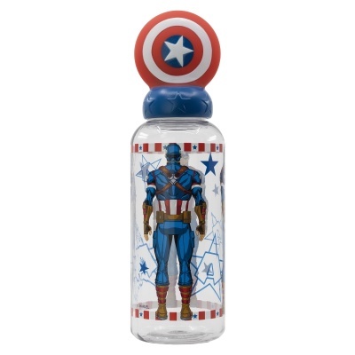 Garrafa 3D AVENGERS INVINCIBLE FORCE CAPITAN AMERICA