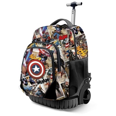 Trolley Escolar Comic Capitan America Marvel 47cm