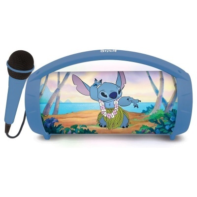 Coluna de som com microfone Bluetooth Stitch Disney