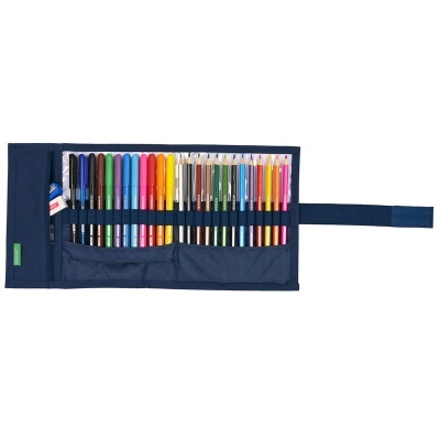 Porta-lápis com material Love Benetton