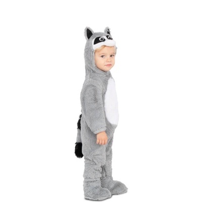 Fato de guaxinim para bebé