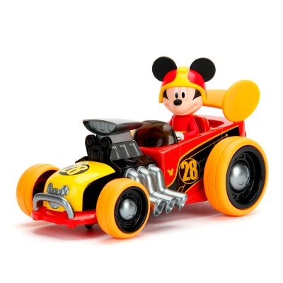 Carro Radio Control Roadster Racer Mickey Disney