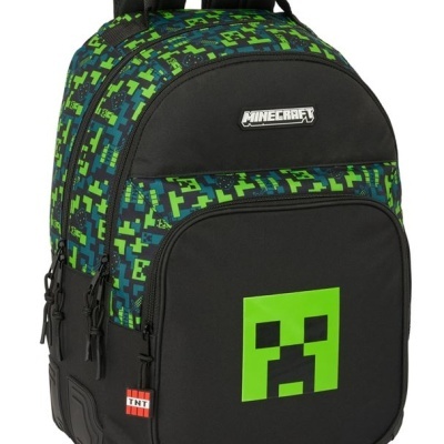 MineCraft- "TNT" Mochila Escolar Dupla 42cm