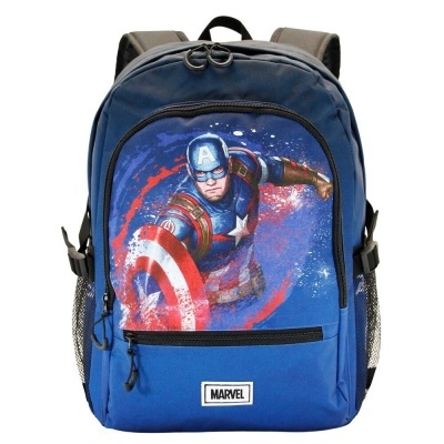 Mochila Escolar Full Capitan America Marvel 44cm