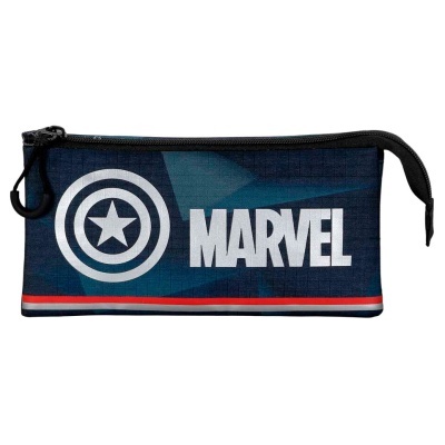 Porta-lápis Capitan America Marvel triplo