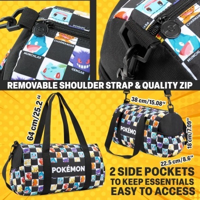 Saco de desporto Pokémon personagens