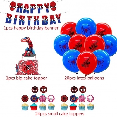 Kit aniversário Homem Aranha / Spiderman