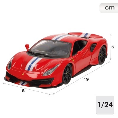 Carro Ferrari 488 pista - Burago